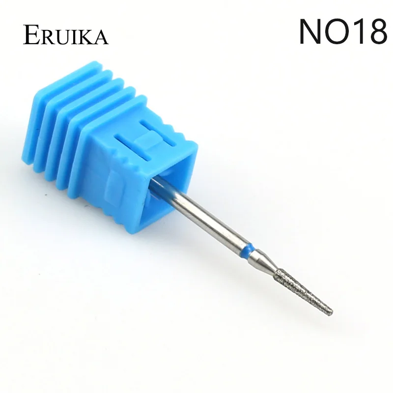 NO18 ERUIKA 29 типов алмазное вращающееся сверло для ногтей, Электрический Фрезерный резак для кутикулы, инструмент для маникюра, пилочки для ногтей - Цвет: NO18