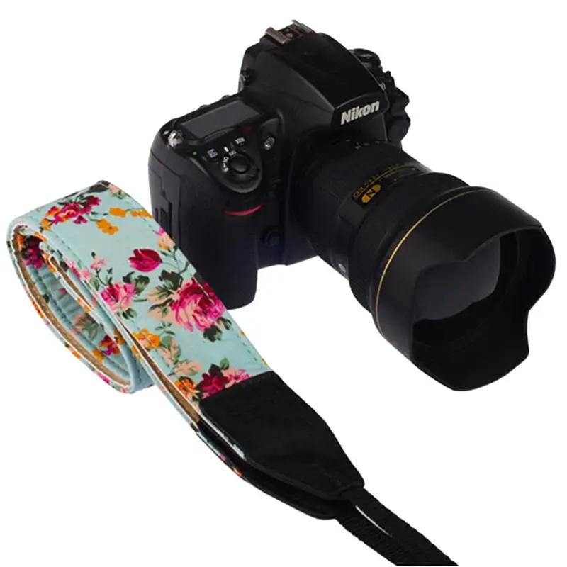 

2pcs Vintage Floral DSLR SLR Camera Neck Shoulder Belt Strap for Nikon Pentax Olympus or Other Cameras