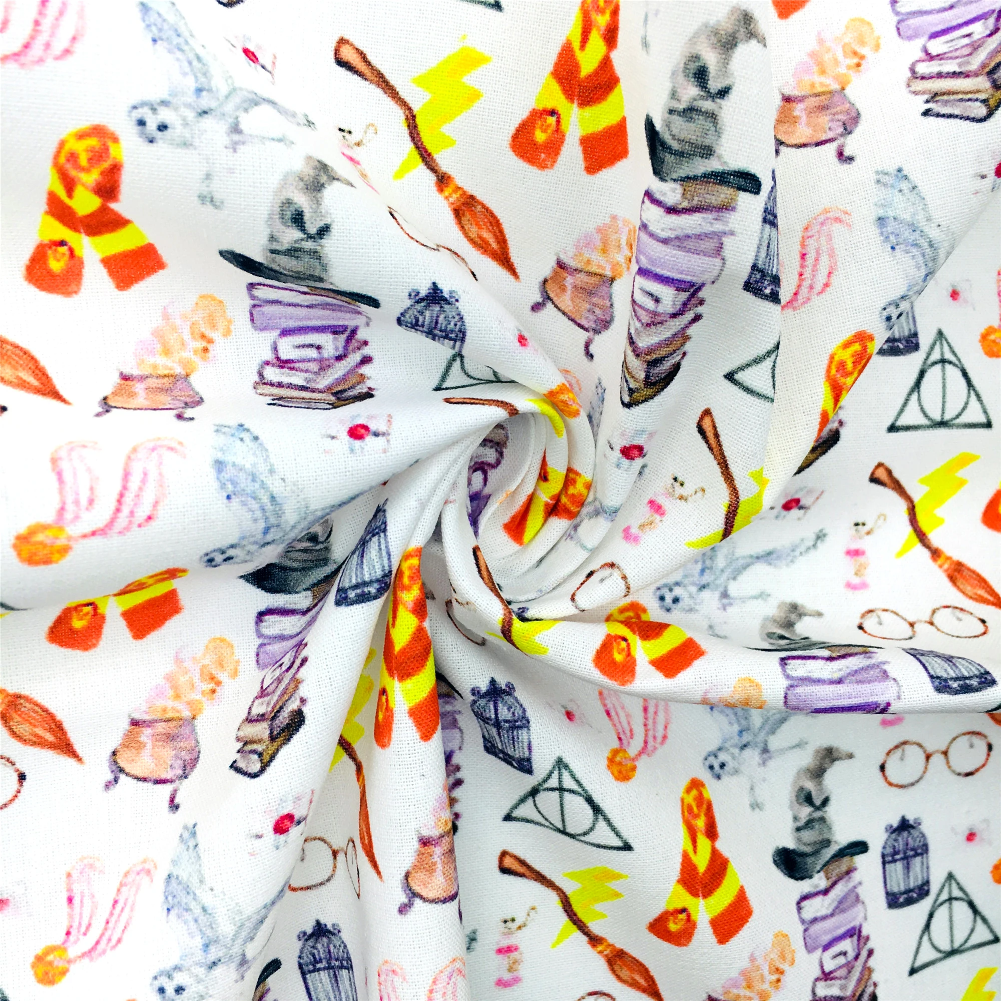 50*145 см мультфильм животных в стиле пэчворк с принтом полиэстер хлопковая ткань