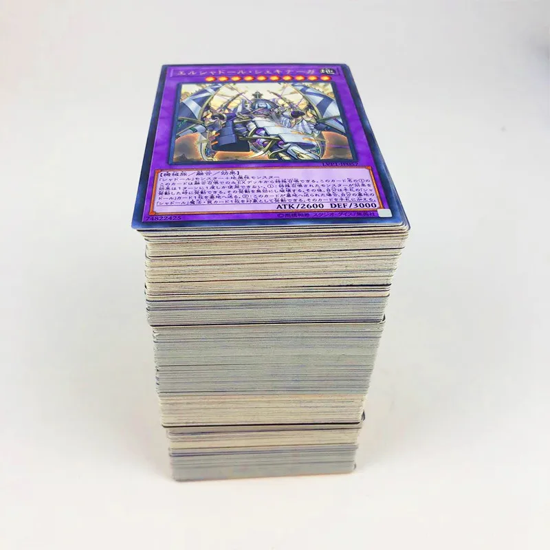 100 шт./компл. аниме Япония Yu-Gi-Oh! Игра карты коробка игра юджиох карты Yu-Gi-Oh коллекция карт ради интереса с Японией легендарные игрушки