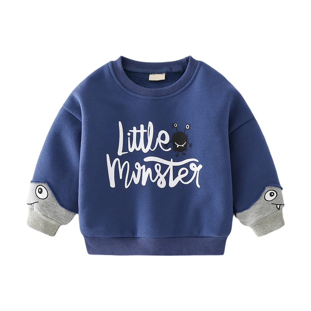 

Autumn Winter Baby Kids Boys Sweatshirt Boy Patchwork Cartoon Child Pullovers Children Clothes Costume