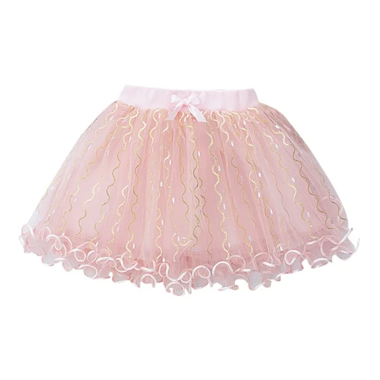 Модная детская юбка пачка принцессы для танцев девочек Пышная вечерние балетные