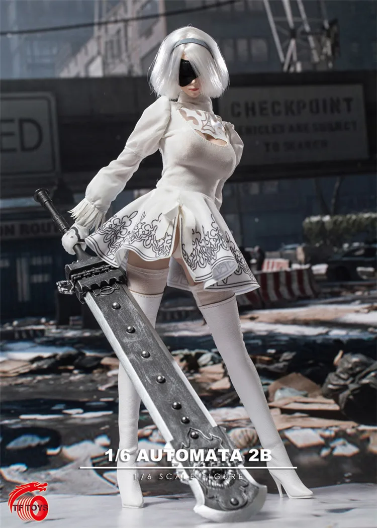 1/6 весы сексуальные женские рисунок аксессуар НИР: автоматы 2B YoRHa женский манекен