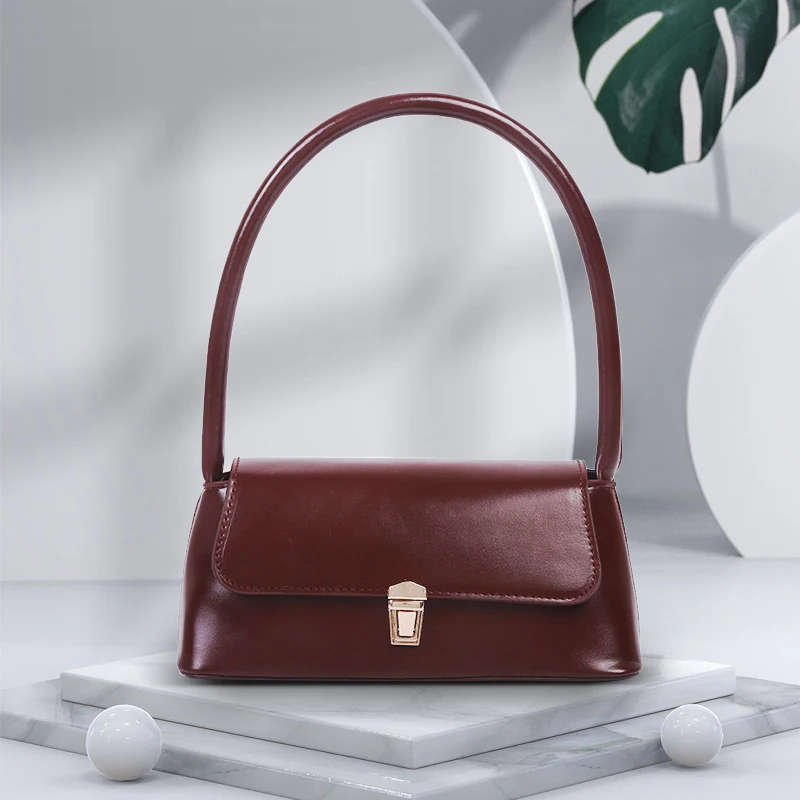 

Woman Small Handbag Mini Shoulder Bag Luxury Designer High Quality Leather Fashion Cute Tote Purses Vintage Korean Shopper Lady