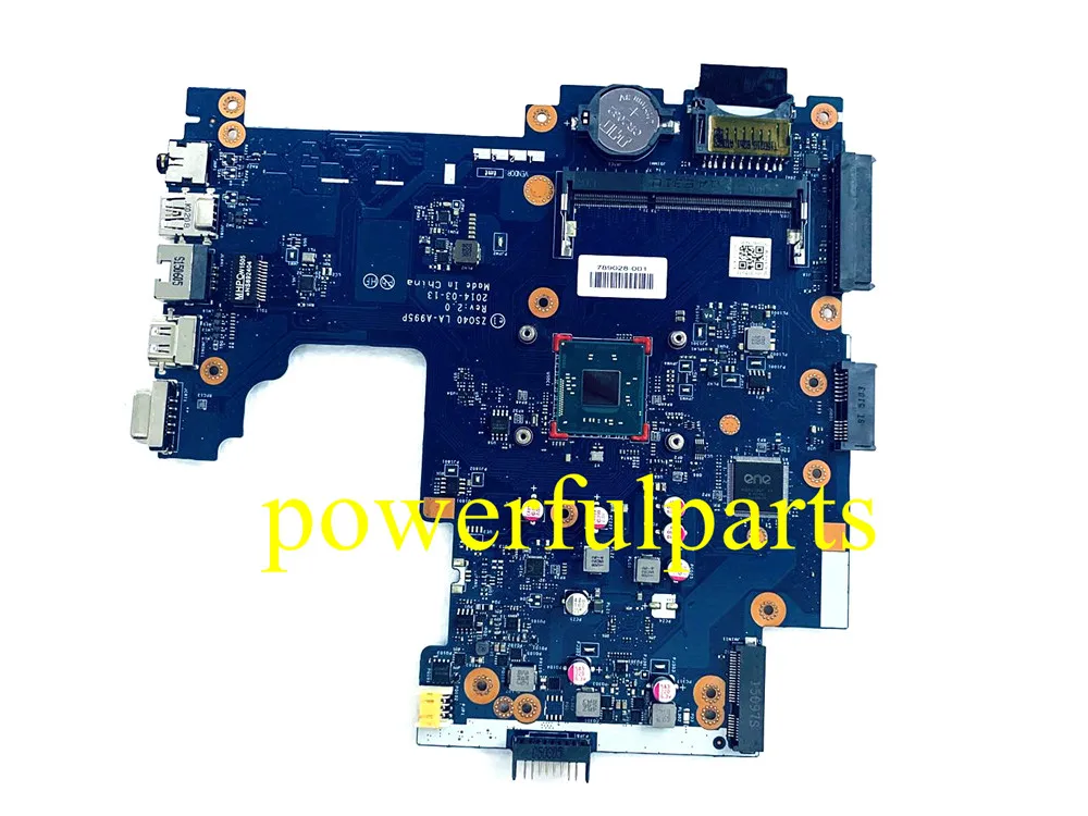100% Новинка для HP 240 G3 14 R материнская плата ноутбука 789028 001 501 601 ZS040 LA A995P Rev 2 0 Pentium N2840