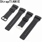 Ремешок Wathband 18 мм для Casio из смолы черный ремешок AQ-S810WAEQ-110WW-735H мужской водонепроницаемый ремешок для спорта на открытом воздухе Аксессуары для часов