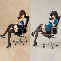 17 scale secretarial section hatsumi yuki boss chair figure sexy office lady girl japanese anime collection original character