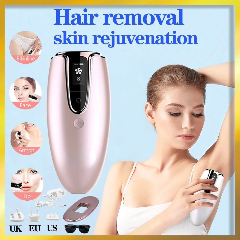 

Hair removal skin rejuvenation 2 in 1 Laser Epilator Permanent IPL Photoepilator Hair Removal Painless Electric Epilator Machine
