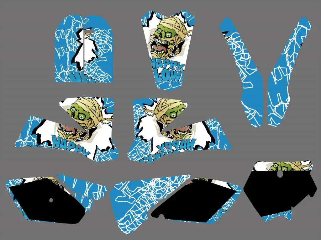 Графические фоны для мотокросса наклейка с полной наклейкой KTM SX85 SX 85 85SX 2003-2012 2011