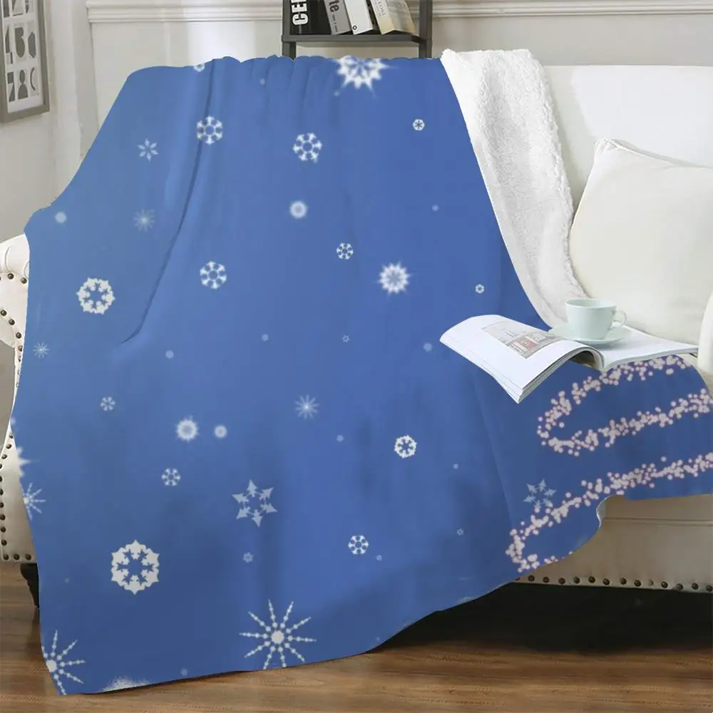 

Новый год, плюшевое одеяло NKNK рождественское покрывало, Рождество, искусственное одеяло с 3D рисунком, новое винтажное одеяло