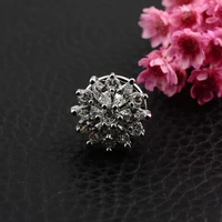 small fresh mini flower brooch for women shirt fashion zircon collar pin buckle clothing anti exposure accessories jewelry gifts