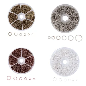 Железные колечки, металлические детали, разные размеры 4  10x0,7  1 мм, 1745 шт.кор.