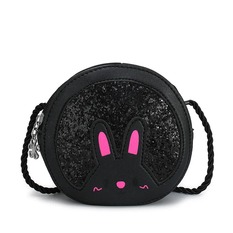 

Crossbody Bag Kid Toddler Girl Children Shoulder Handbag Adjustable Strap Holiday Travel Rabbit Printed Pocket Pack
