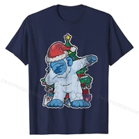 christmas abominable snowman bigfoot t shirt cotton men t shirt normal t shirt printed on rife