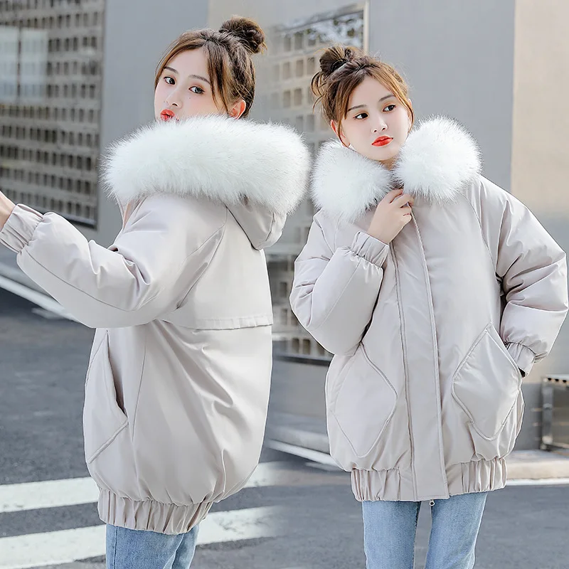 Winter Jacket Clothing for Women Korean Version Cotton Female Loose Thin Thicken