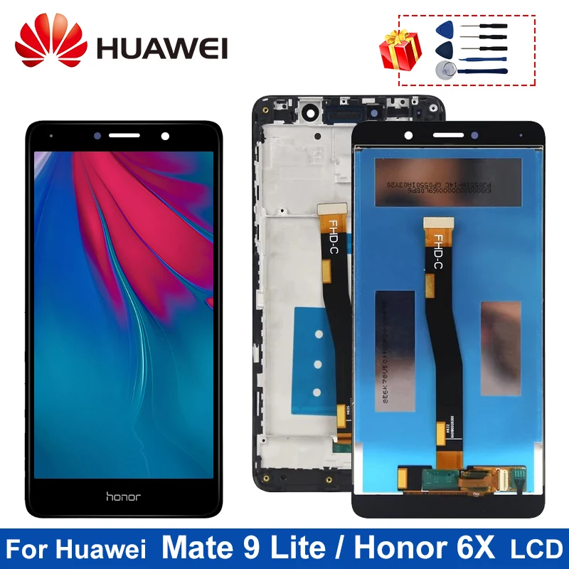 ЖК-экран 5 дюйма для Huawei Mate 9 Lite сенсорный ЖК-дисплей с дигитайзером в сборе