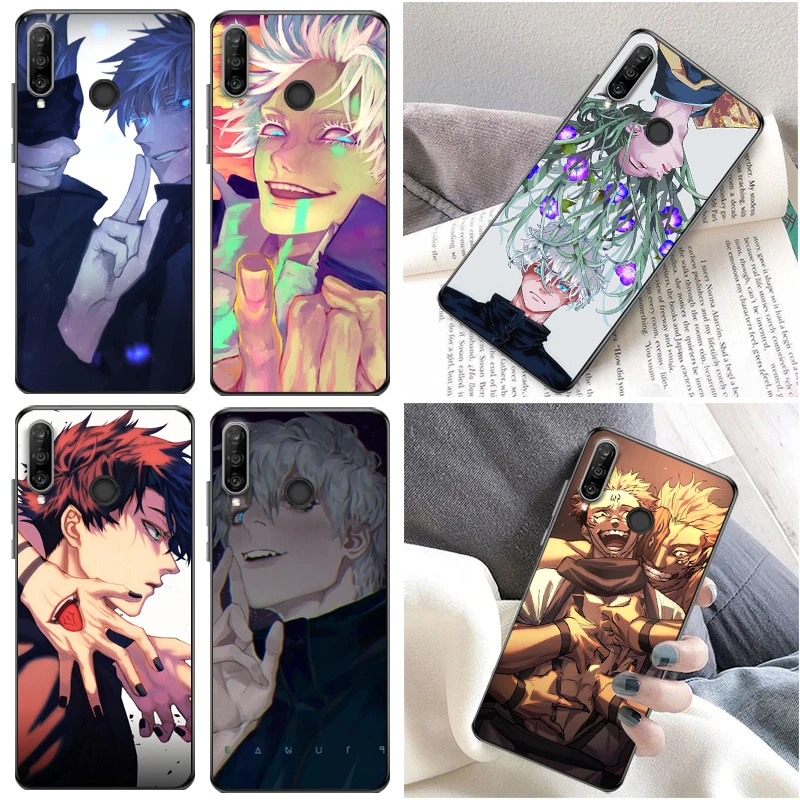 

Jujutsu Kaisen Yuji Itadori Satoru Gojo Fushiguro Megumi Sukuna Phone Case For Huawei P30 Pro Lite Carcasa Cases Funda