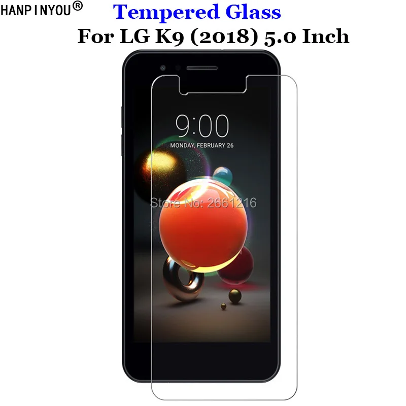 

For LG K9 (2018) Tempered Glass 9H 2.5D Premium Screen Protector Film For LG K 9 5.0"