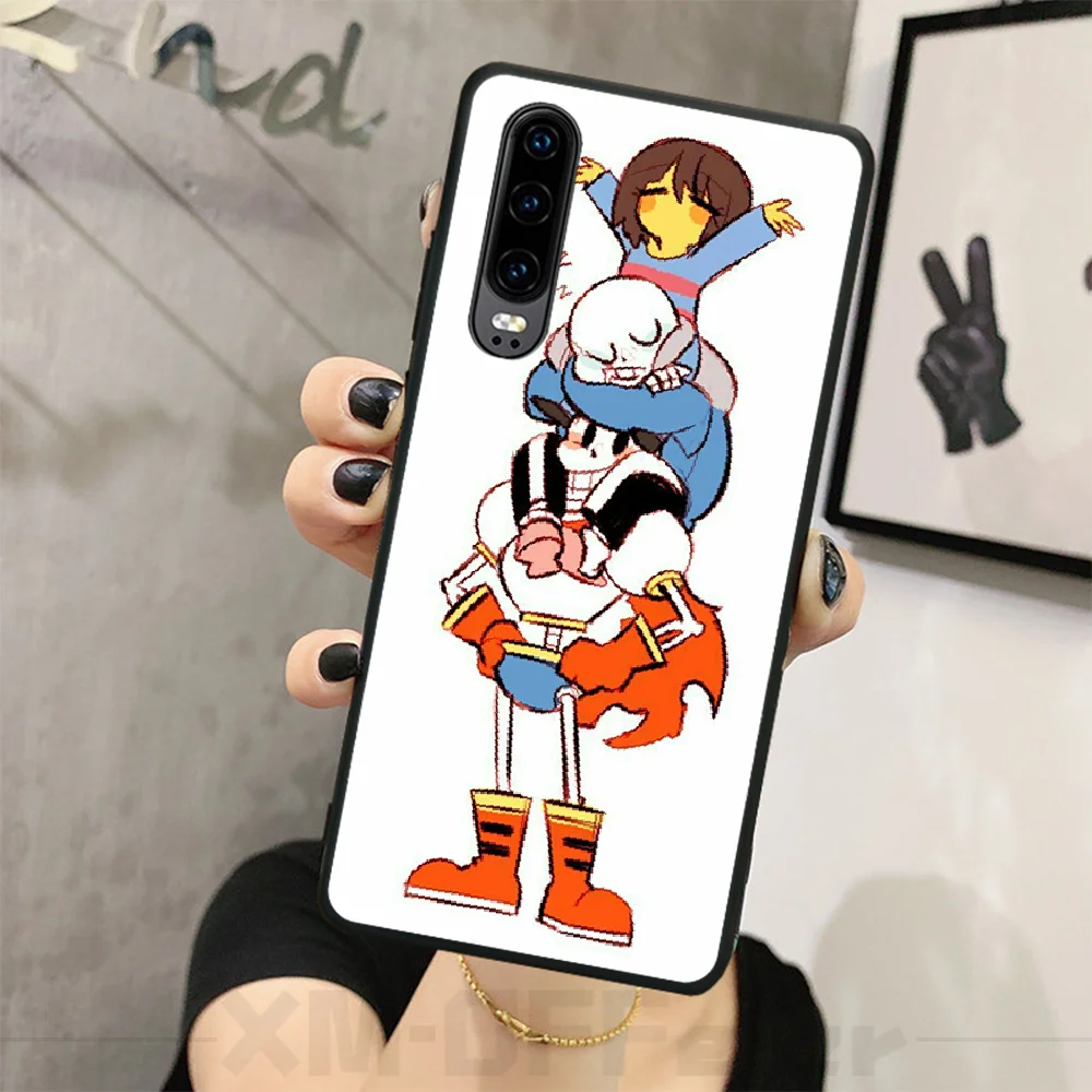 Чехол для телефона BaweiTE funny undertale papyrus sans doggo Design Для Huawei P8 lite 2017 P9 P10 20Pro Lite Pro P30lite P Smart