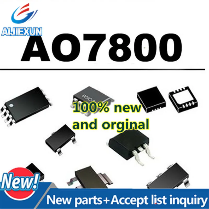 20Pcs 100% New and original A07800 AO7800 SOT363 MOS Dual N-Channel Enhancement Mode Field Effect Transistor large stock