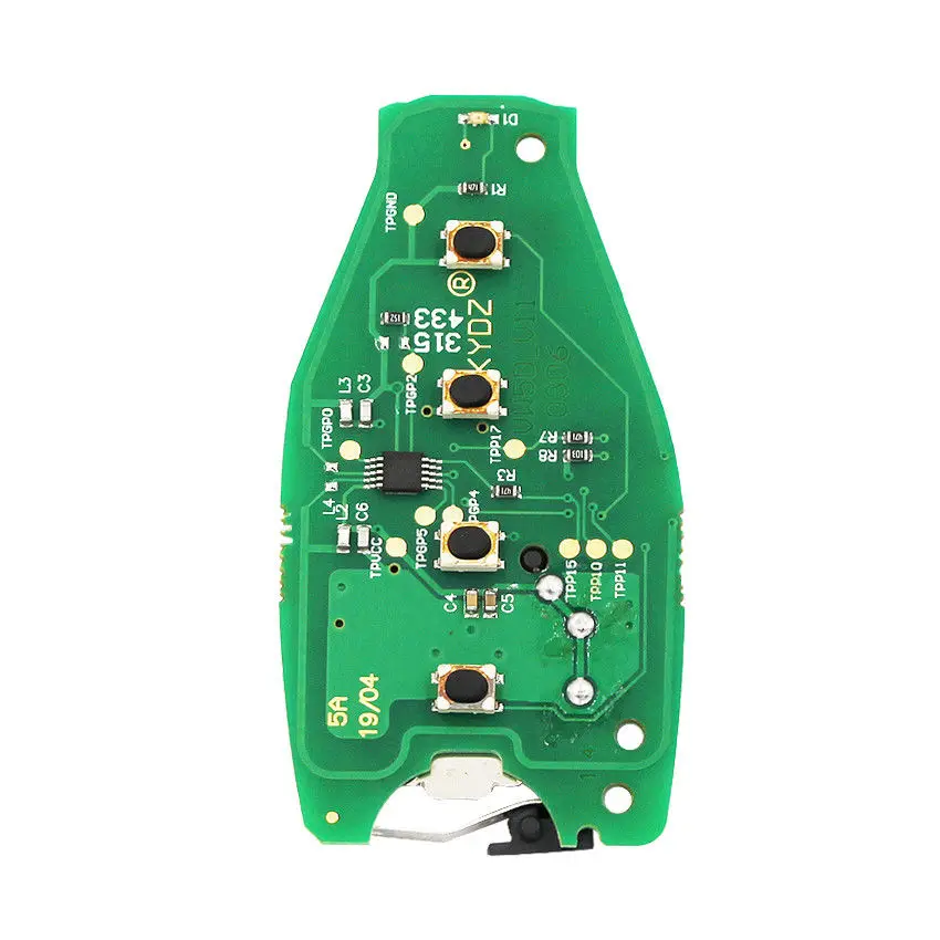Сменная печатная плата дистанционного управления Fob 3 кнопки 868 МГц для Volkswagen Touareg