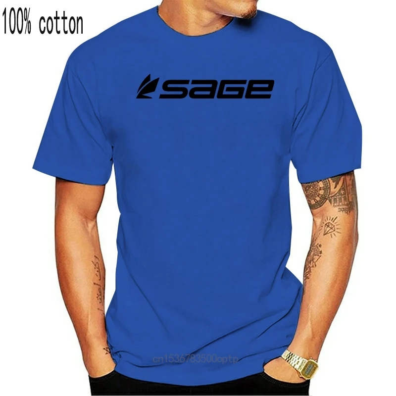 

New 2021 Fashion Style Sage Fly Fish Fishinger Music Unisex Grey T Shirt 100% Cotton Short Sleeve