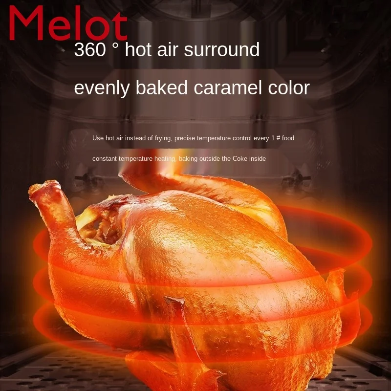 

Luxury Air Fryer Household Multi-Functional Smoke-Free French Fries Machine Large Capacity Automatic Deep Frying Pan