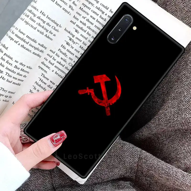 

Soviet Union USSR Flag Phone Cases For Samsung Galaxy S8 S9 S10 Plus S10E Note 3 4 5 6 7 8 9 10 Pro Lite cover