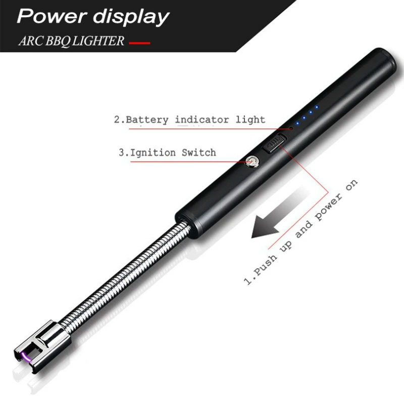 Новая зажигалка для барбекю с USB зарядкой фонарь шлангов электрическая