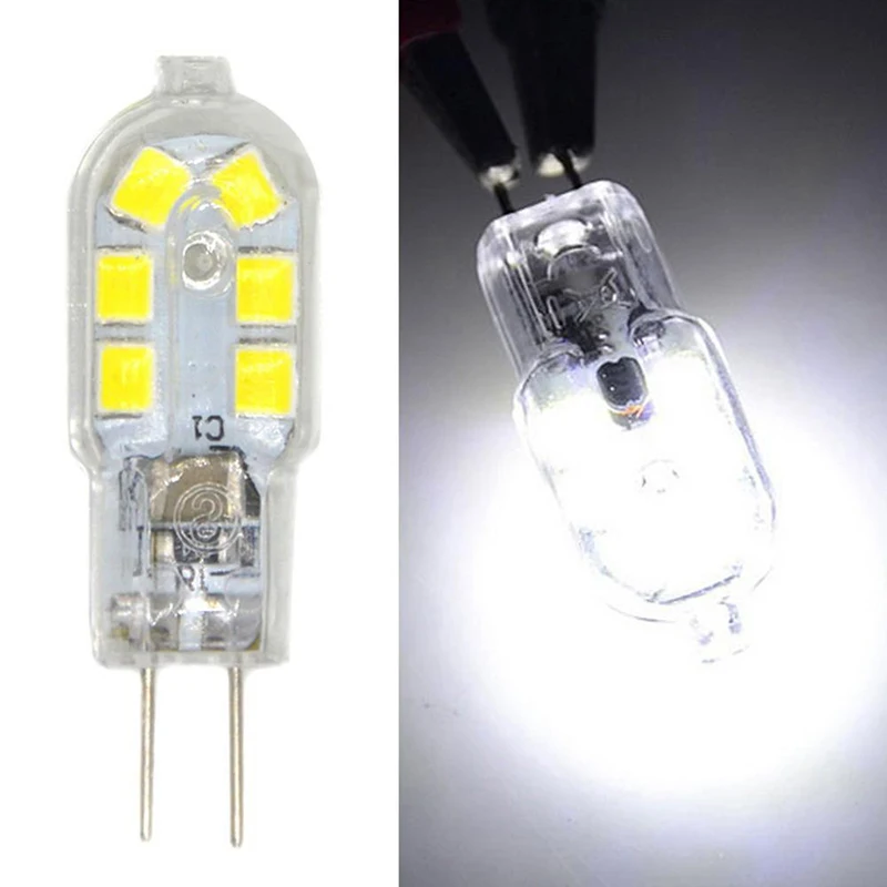 Горячая XD 10X G4 светодиодный лампочка 2 Вт лампа холодный белый 12 SMD 2835 Светодиодный
