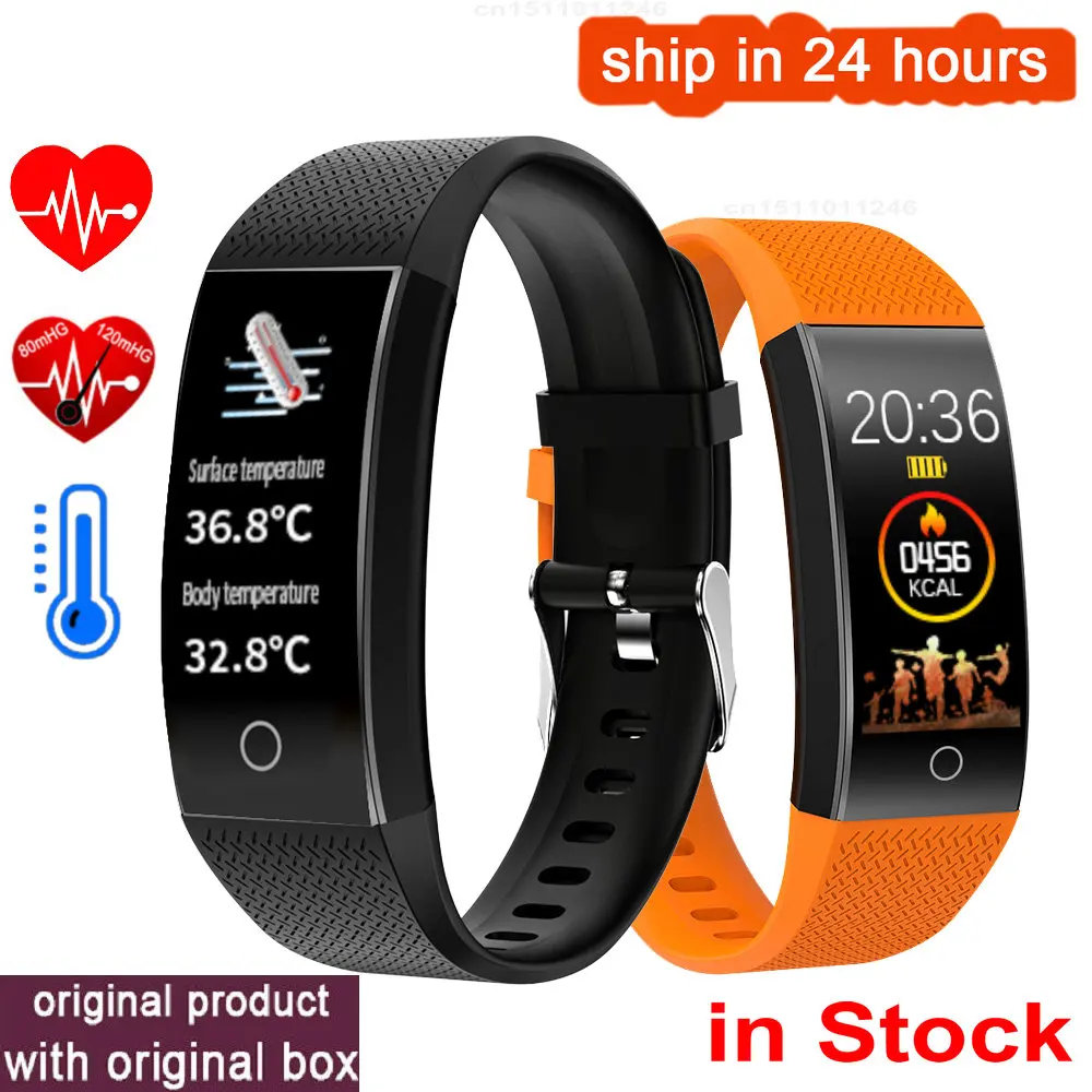 Смарт браслет для измерения температуры тела фитнес трекер Браслет IP68