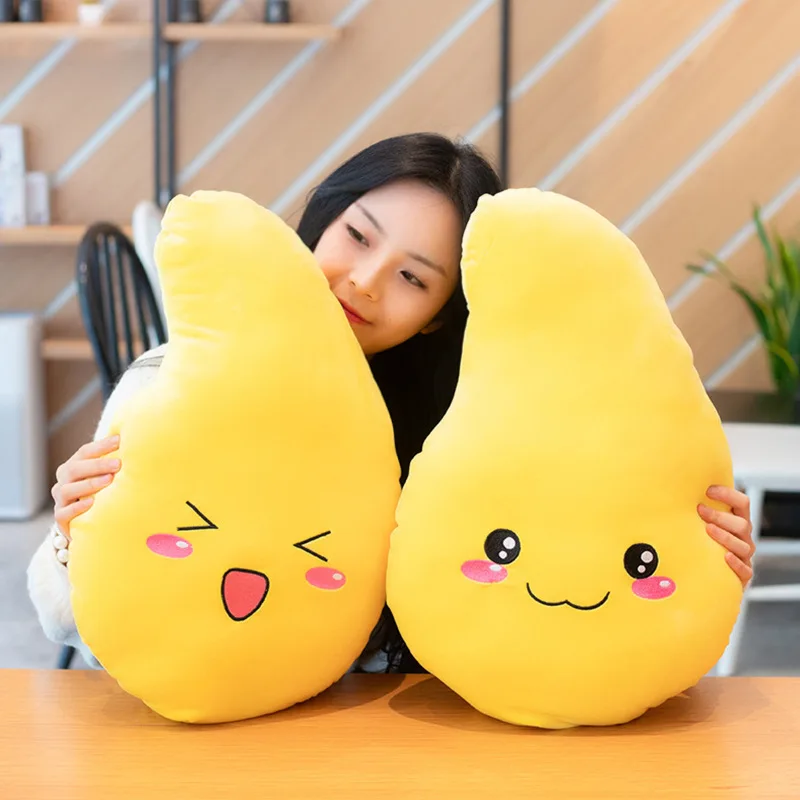 Kawaii плюшевые игрушечные фрукты желтая еда манго фаршированные растения подушки