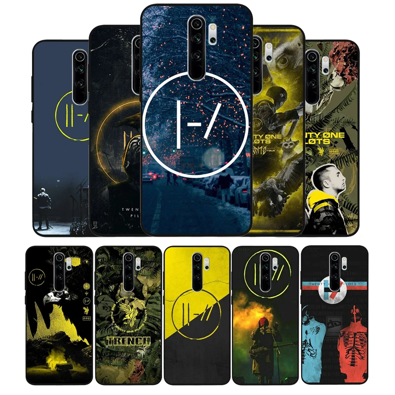 Черный силиконовый чехол Twenty One Pilots для телефона Redmi note 8 7 Pro S 8T redmi 9 7A