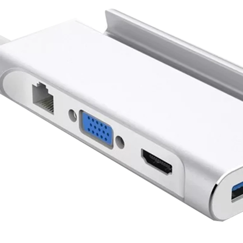 USB C док станция для ноутбука 3 0 HDMI VGA RJ45 PD концентратор Pro HP DELL поверхность Lenovo Samsung