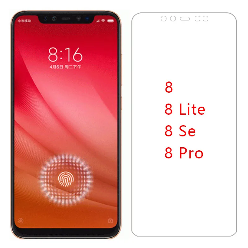 Защитное стекло для xiaomi mi 8 lite se pro защита экрана закаленное ksiomi xiao my light mi8 xiomi xiami