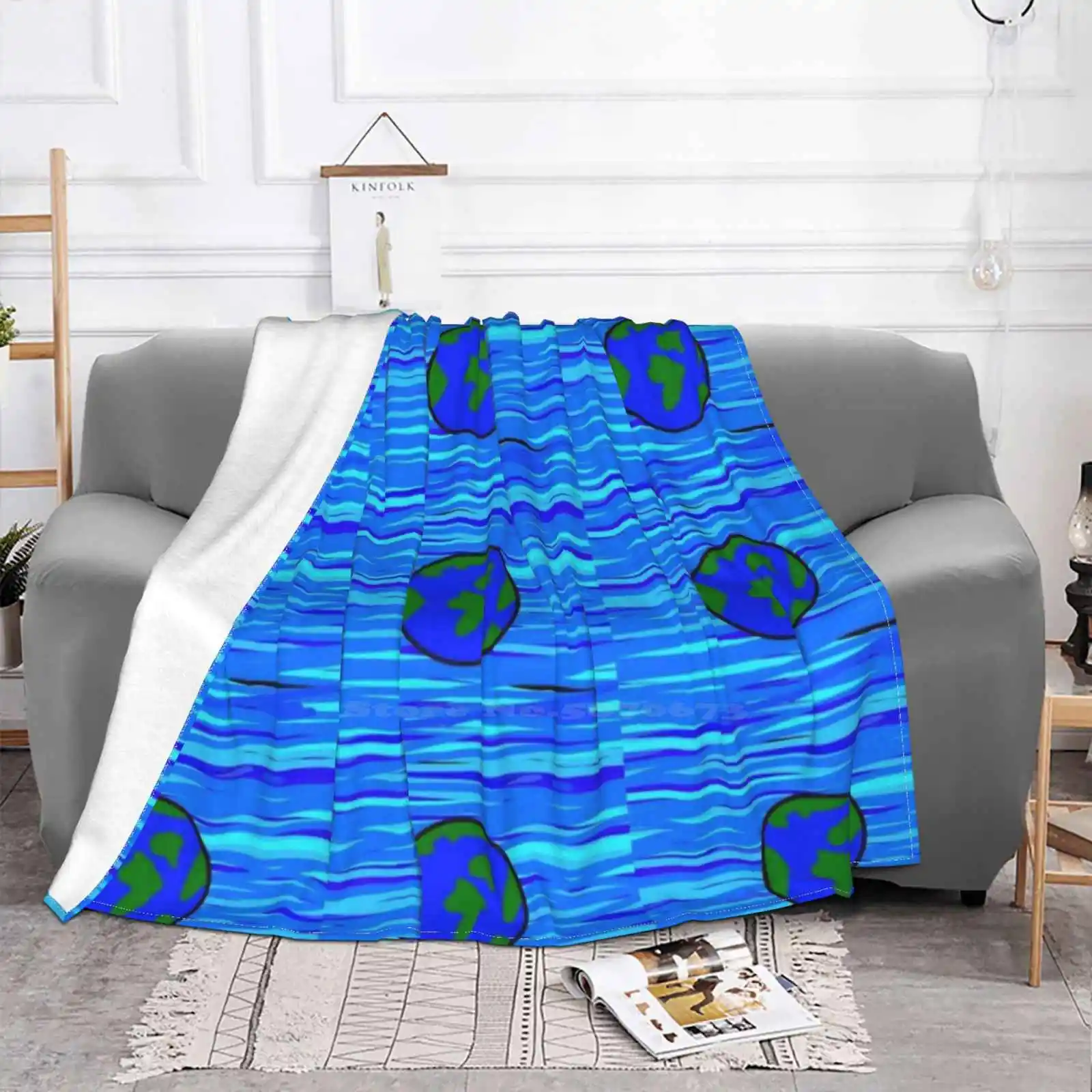 Новейшее супермягкое теплосветильник легкое тонкое одеяло без названия планета