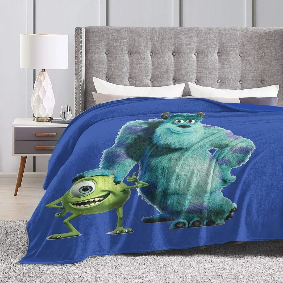 Салли и Майк бросают простыни на кровать одеяло/на диван декоративные покрывала