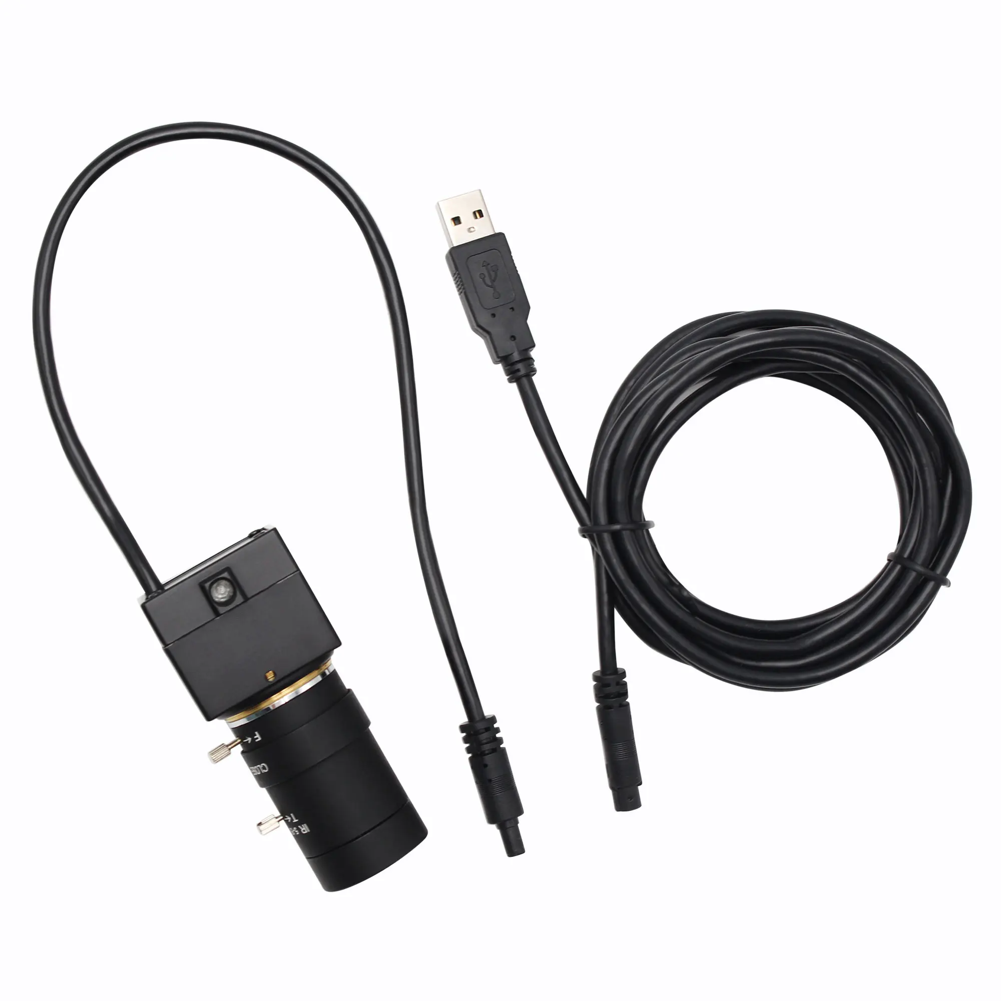 USB камера ELP VGA 640*480 OV7725 с КМОП датчиком и бесплатным драйвером UVC Поддержка 5 50 мм