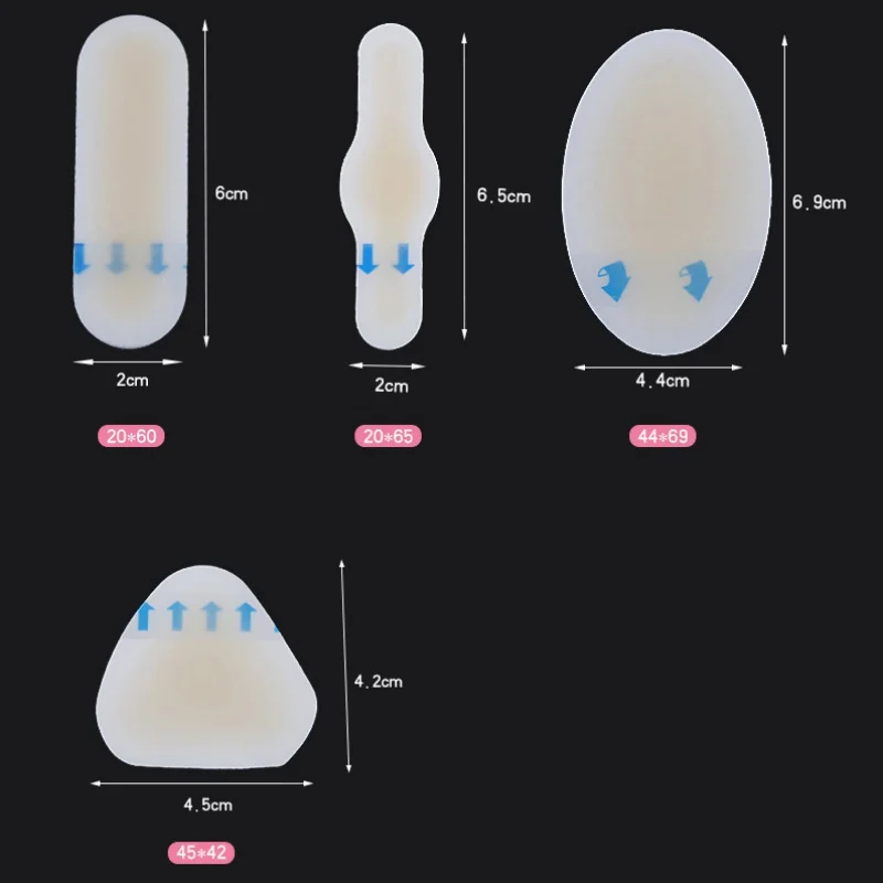 Блистеры Пятки Защитный Патч наклейка на пятку с анти-износа ноги после половины