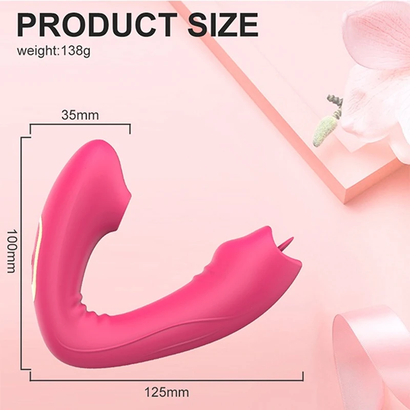 10 Скорость сосать Вибратор для взрослых интимные игрушки женщин язык присоски