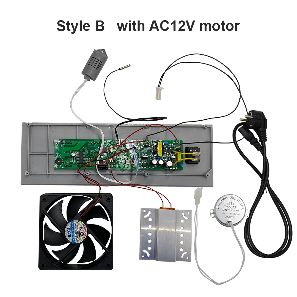 

Egg Incubator Controller HTMC-5 DIY Maintenance Mini Incubator Aaccessory Kit including controller heating system fan motor