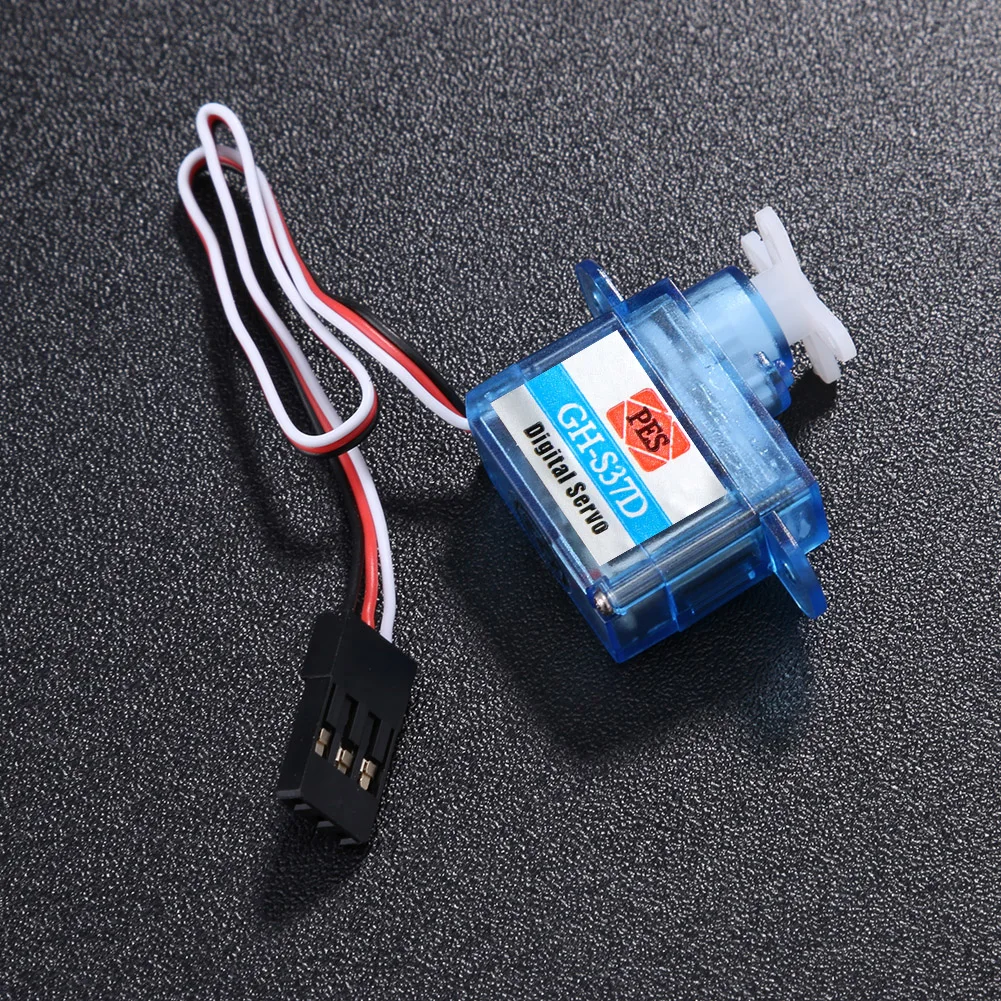 

3.7G Tiny Micro Servo 1pc RC Mini Plastic Gear Analog Servo with Screw Bag for RC Airplane Helicopter Drone Boat Parts Accessory
