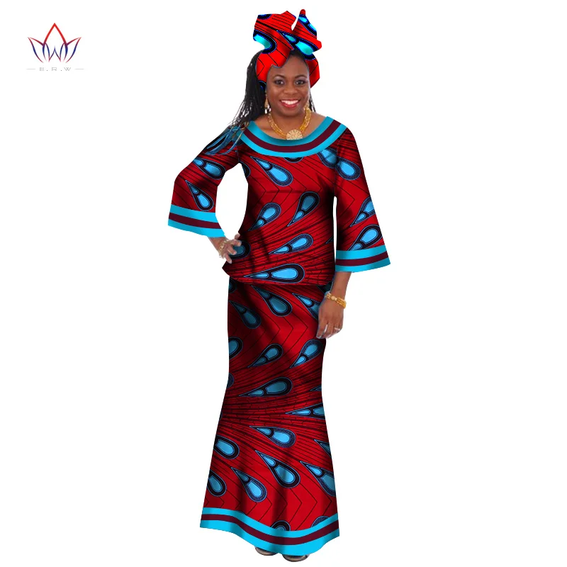 Женские модные комплекты одежды 2020 года топ с круглым вырезом и юбка до щиколотки