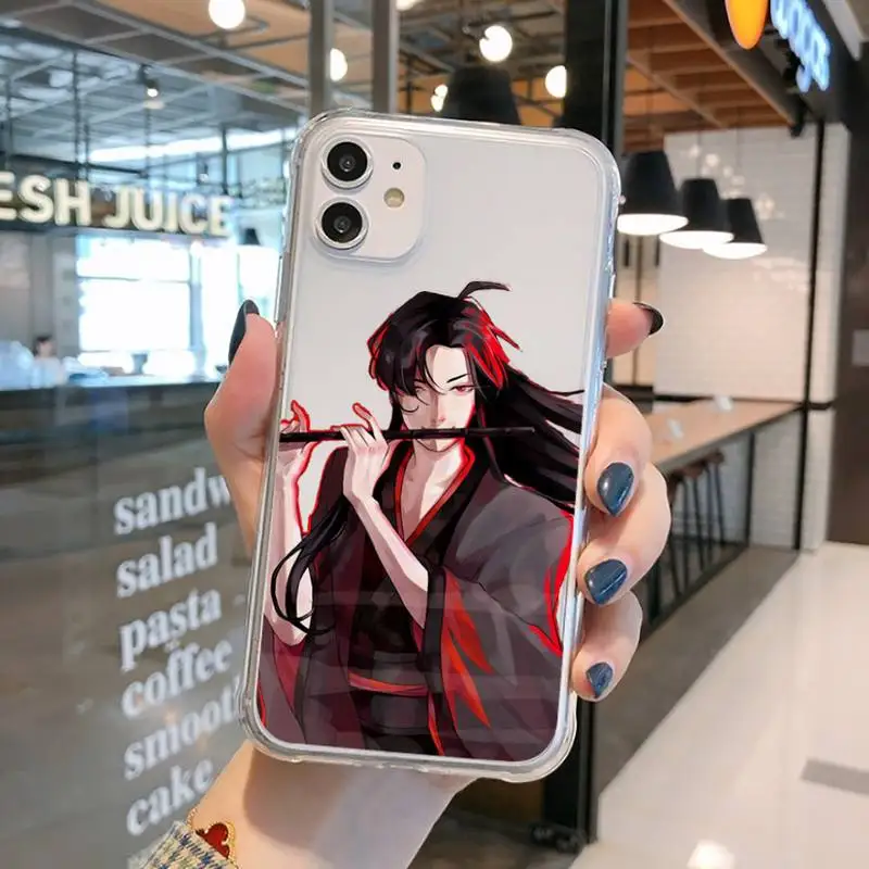 

Mo Dao Zu Shi anime Phone Case Transparent for iPhone 11 12 mini pro XS MAX 8 7 6 6S Plus X 5S SE 2020 XR