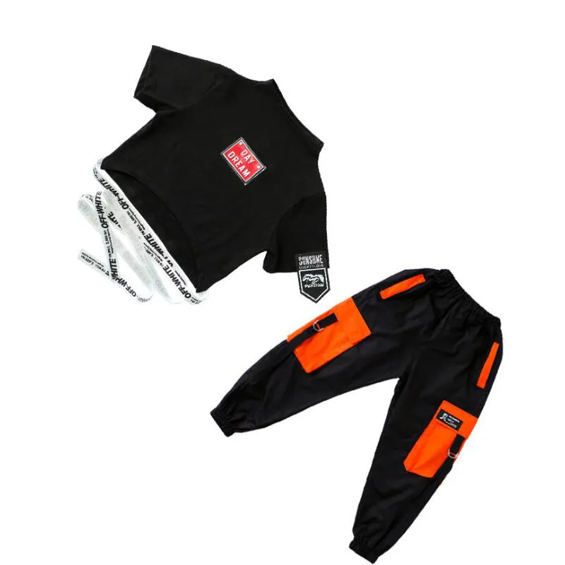 Детские свободные джазовые танцевальные костюмы для девочек и мальчиков одежда