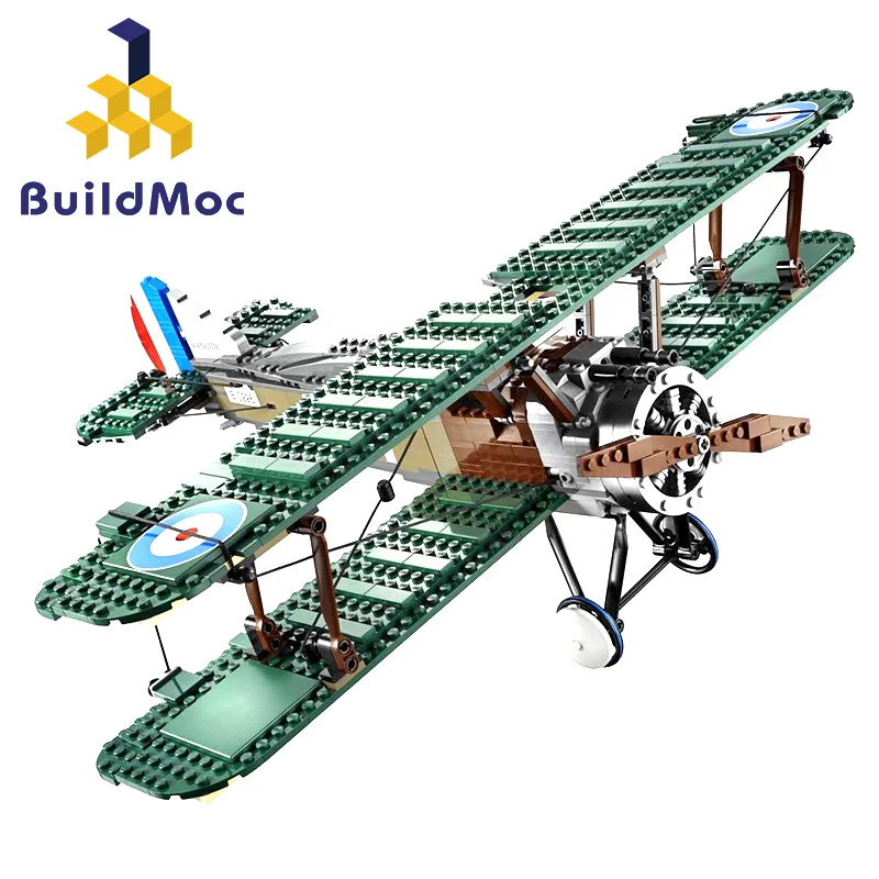 10226 S003 BuildMOC для 10226 эксклюзивный Sopwith верблюжья Коллекция серии конструктор Конструкторы Кирпичи подарок на день рождения S003 - Цвет: 10226 S003