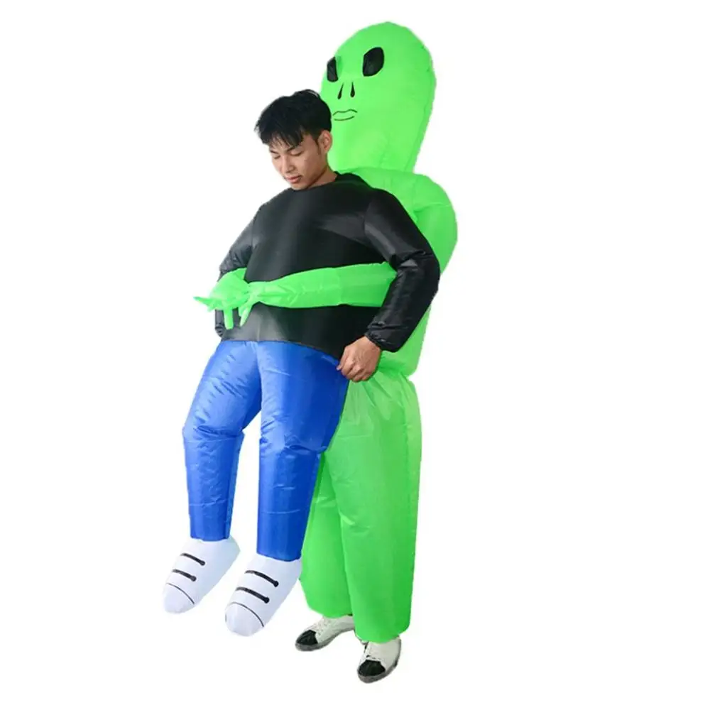 Halloween Ghost-Holding Inflatable Costume Alien Et Props Walking Show Funny | Дом и сад