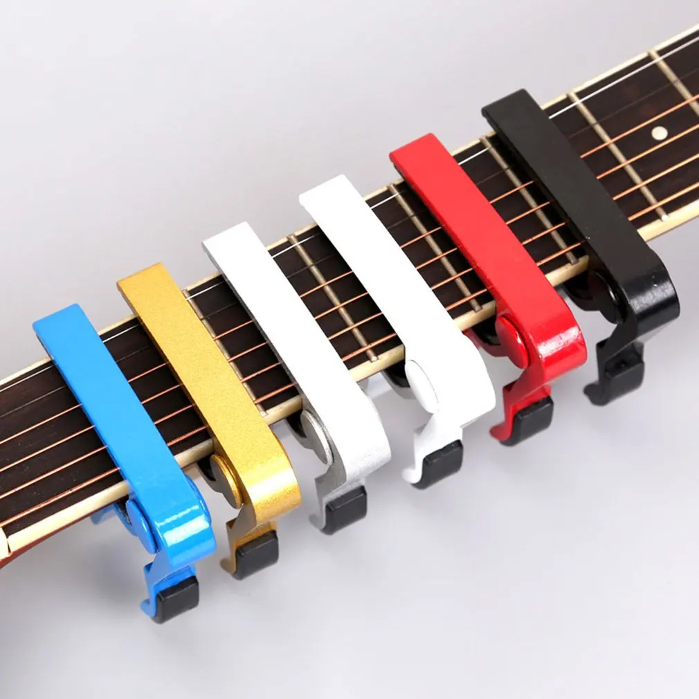 High Quality Aluminium Alloy Metal New Guitar Capo Quick Change Clamp Key Acoustic Classic For Tone Adjusting | Спорт и развлечения