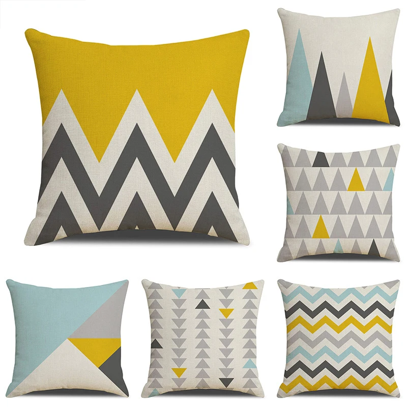 

Наволочка в полоску для подушки, 45 х45 см