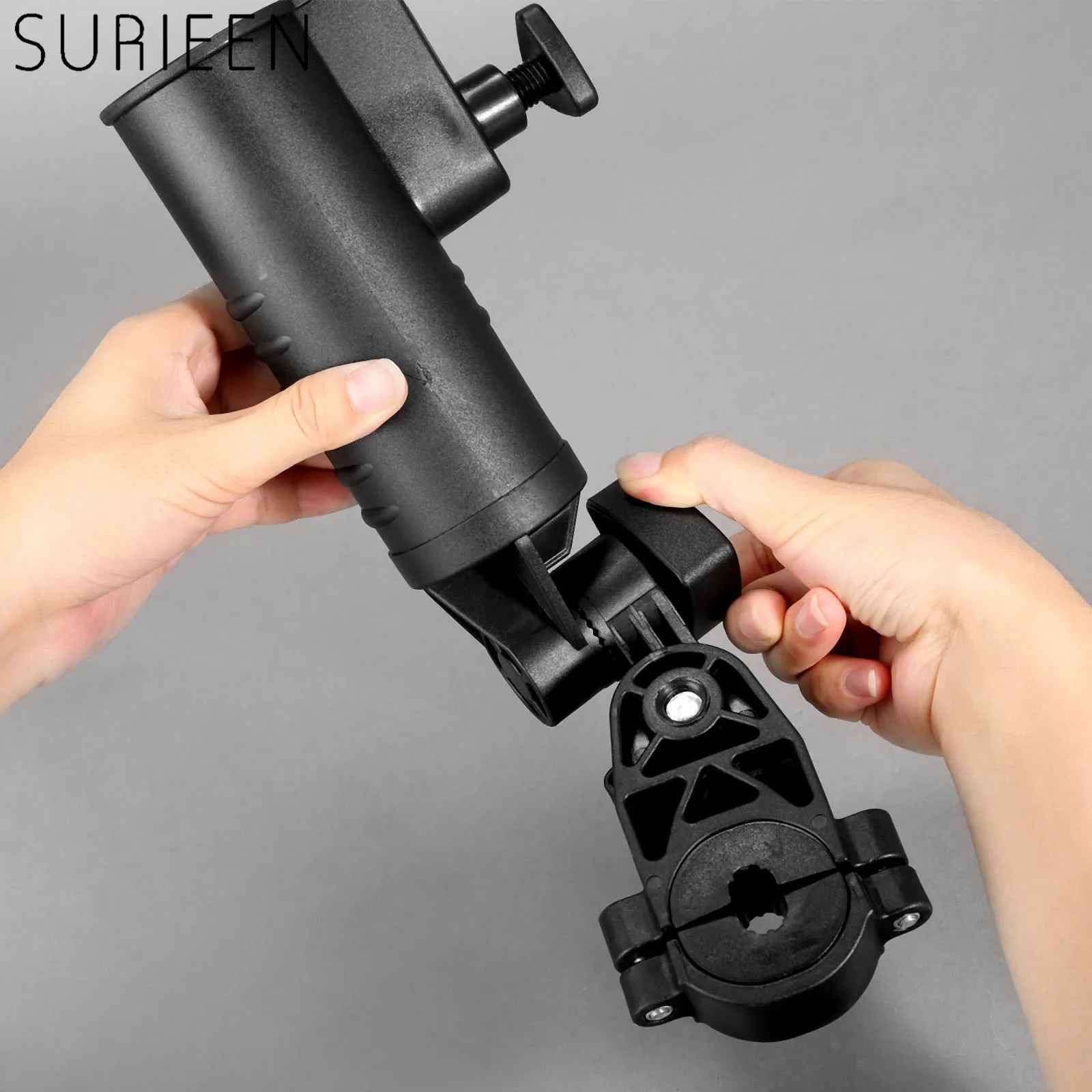 1 комплект Пластик черный Гольф Универсальный держатель зонта Регулируемая